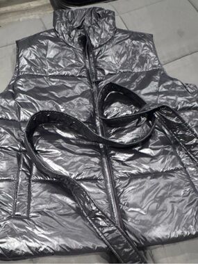 Calvin Klein Jeans Black Satin-Look Jacket Interior